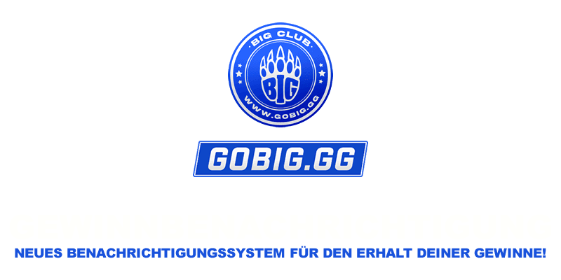 NEUES Gewinnbenachrichtigungssystem
